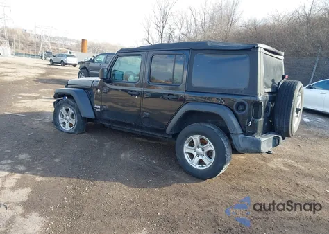 2020 Jeep Wrangler Unlimited Sport S 4X4 from USA, damaged, VIN 1C4HJXDN6LW136276